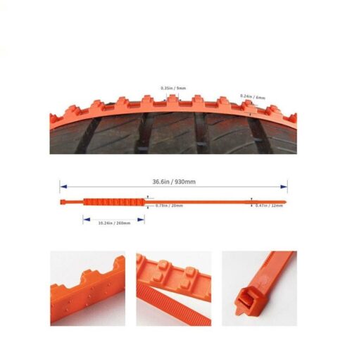 Car Tire Anti-skid Grip Strips