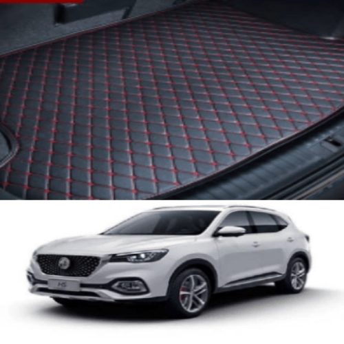 7D Trunk Mat For MG HS Red Stiching