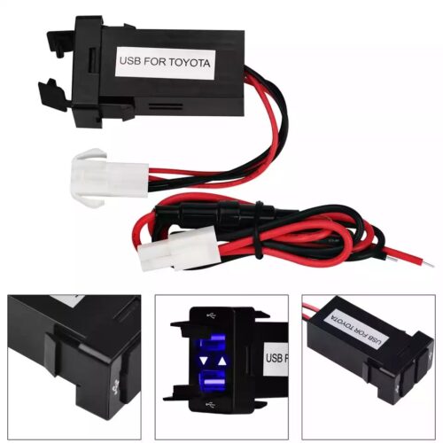 Dual USB 2.1 Car Charger Port for Toyota
