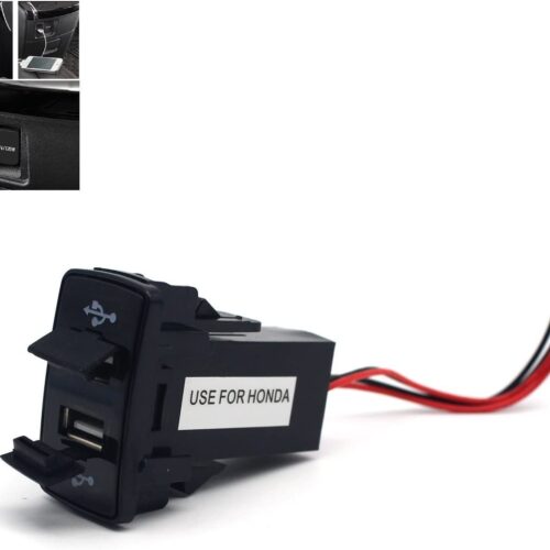 Dual USB 2.1 Car Charger Port for Honda