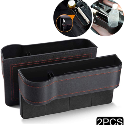 Car Seat Pocket Catch Caddy with drink Holder