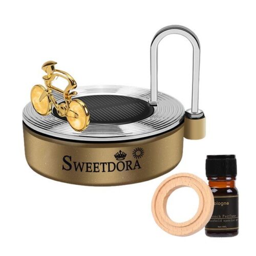 Cycle Solar Perfume for Car and Home Golden