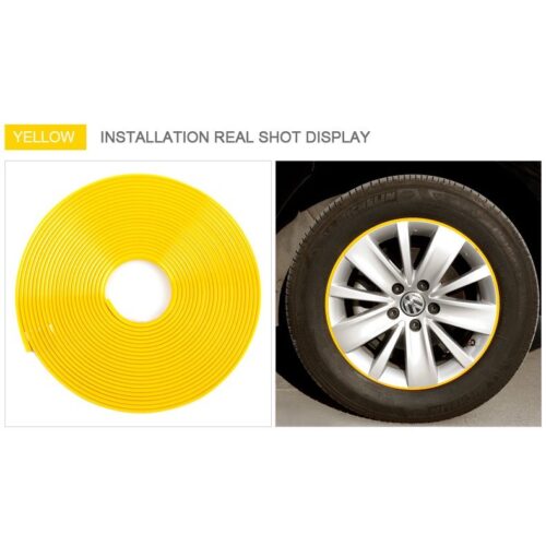 Car Rim Molding Yellow