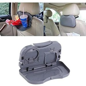 Back Seat Dining Tray- Grey