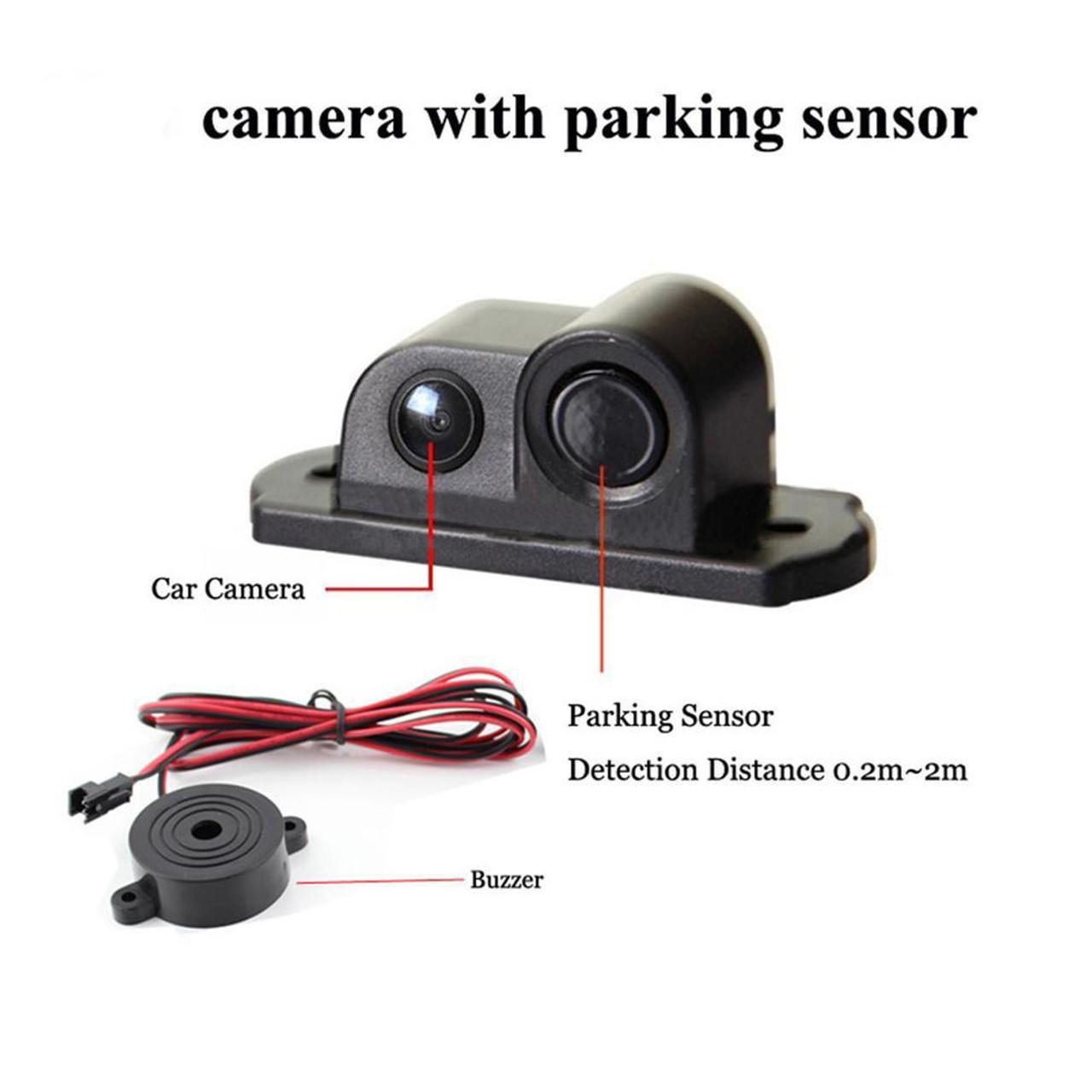 Back Camera With Parking Sensor