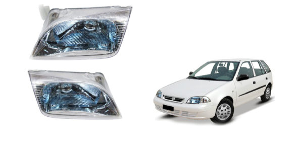 Headlight Set For Suzuki Cultus EFI Blue (2007-2016)