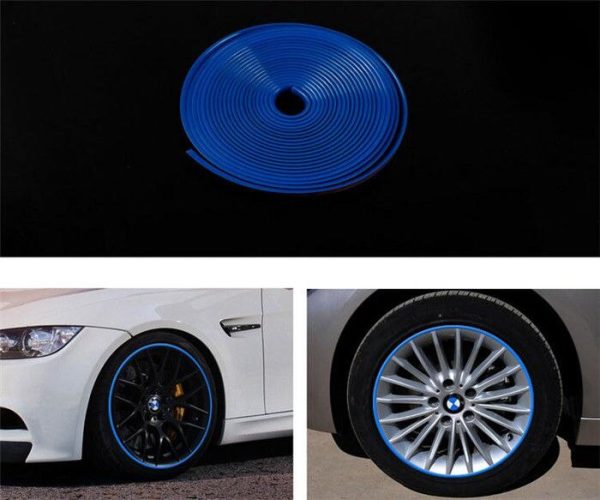 Car Rim Molding Blue