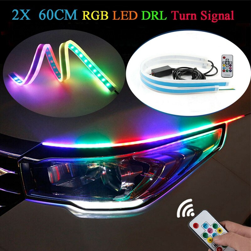 RGB DRL LED Light with Remote
