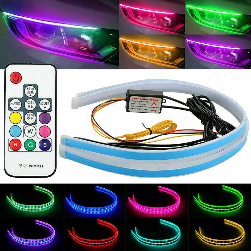 RGB DRL LED Light with Remote