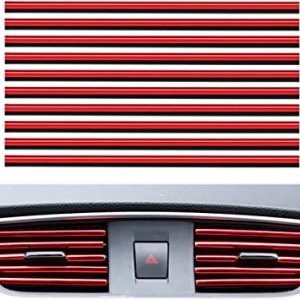 Car AC Vent Moulding Red